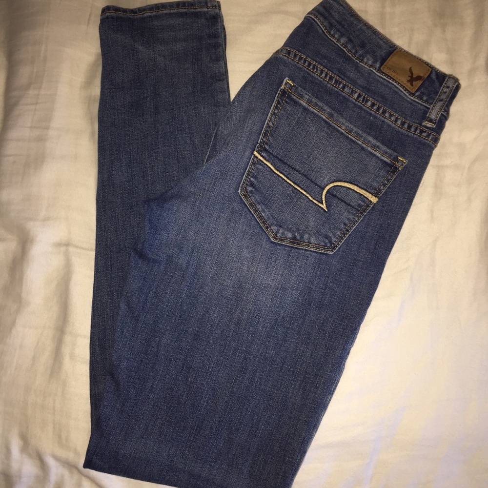 American Eagle High Waisted Hi Rise Skinny Jeans